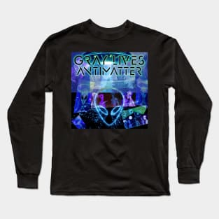 Gray Lives Antimatter Poster Design Long Sleeve T-Shirt